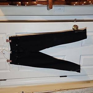 Forever 21 jeans, size 26, black, 26" inseam, 5" zippers on bottom of both legs